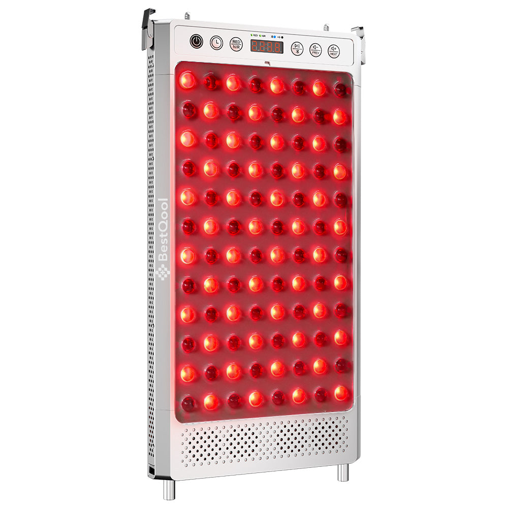 IPX6 waterproof red light therapy sauna lamp with smart controls