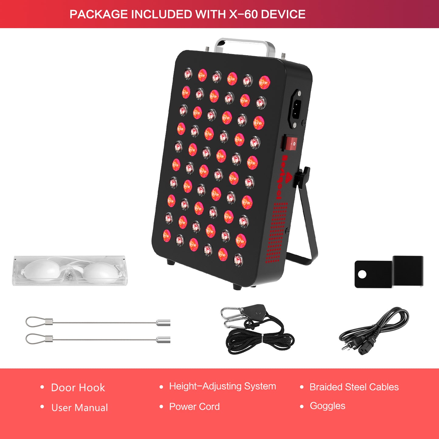 First-gen Tabletop Red light Therapy X60