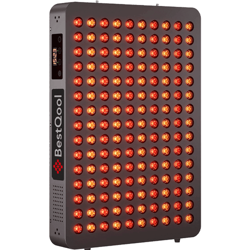 Bestqool 150 LED red light therapy panel with dual-chip near infrared lights