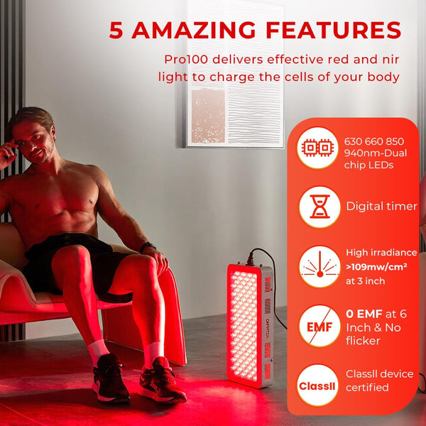 Bestqool Red Light Therapy for face Body, 4 Wavelengths Near Infrared Light Therapy, 100 Elite Grade Dual Chip LEDs, High Power Red Light Panel for Pain, Muscle, Energy. 170W. Modular Design. B08687T6WR