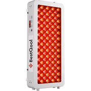 Half-Body Red Light Therapy Pro100 panel with dual-chip red and amber LEDs, white housing