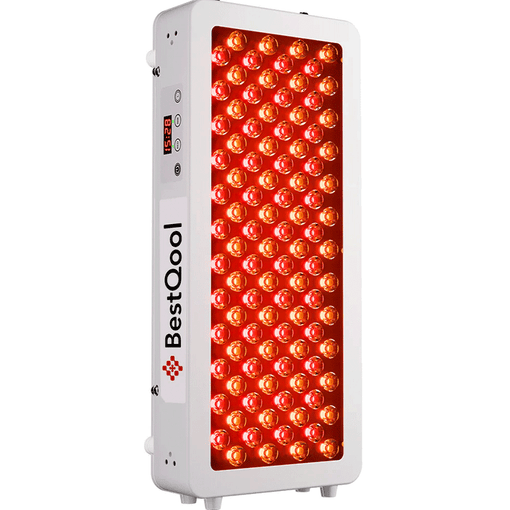 Half-Body Red Light Therapy Pro100 panel with dual-chip red and amber LEDs, white housing
