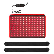 Man packing Bestqool Redot M red light therapy wrap into travel case.