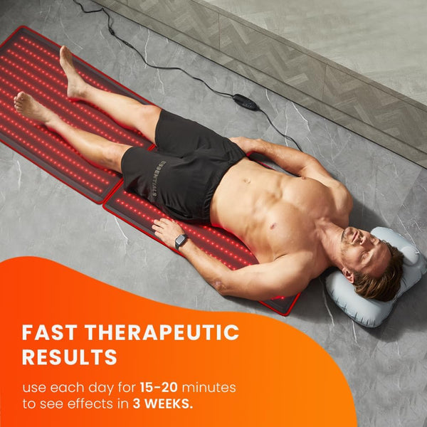 Bestqool Red Light Therapy Mat, Near Infrared Light Therapy 38.2