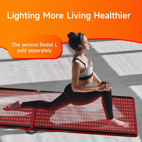Bestqool Red Light Therapy Mat, Near Infrared Light Therapy 38.2