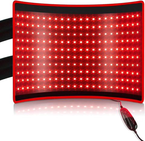 Bestqool Red Light Therapy for Body & Muscle Pain, 660nm Red Light & 850nm Infrared Light, Large Pads Belt Wearable Wrap, Infrared Therapy for Feet Knee Back Waist Pain.43W B0BQMDFCNF