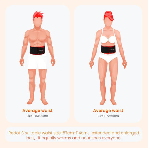 Bestqool Red Light Therapy Belt, Near Infrared Light Therapy & Red Light Therapy for Body, Pads Wearable Wrap for Knee Waist Elbow, Muscle Recovery, Infrared Therapy for Pain Relief B09PH69HJL