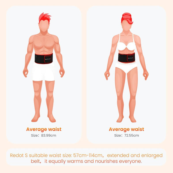 Bestqool Red Light Therapy Belt, Near Infrared Light Therapy & Red Light Therapy for Body, Pads Wearable Wrap for Knee Waist Elbow, Muscle Recovery, Infrared Therapy for Pain Relief B09PH69HJL
