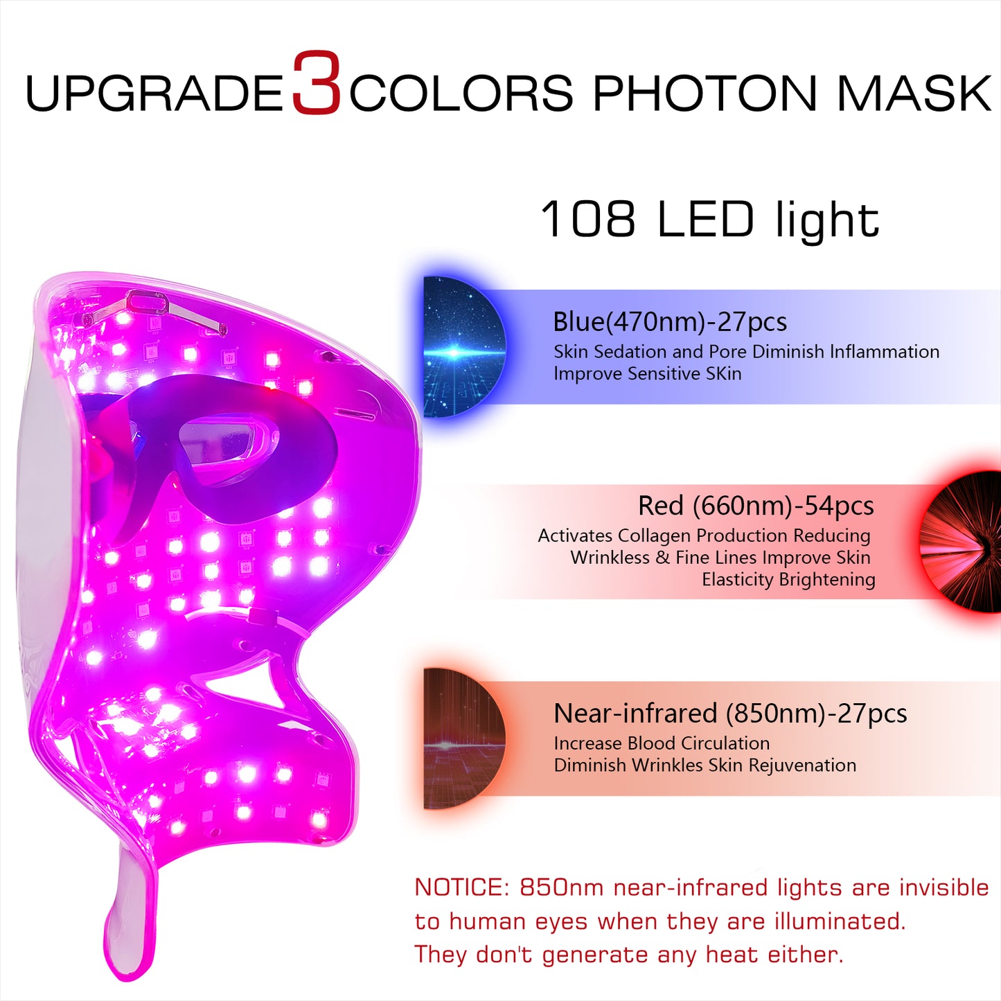 3 colors photon mask